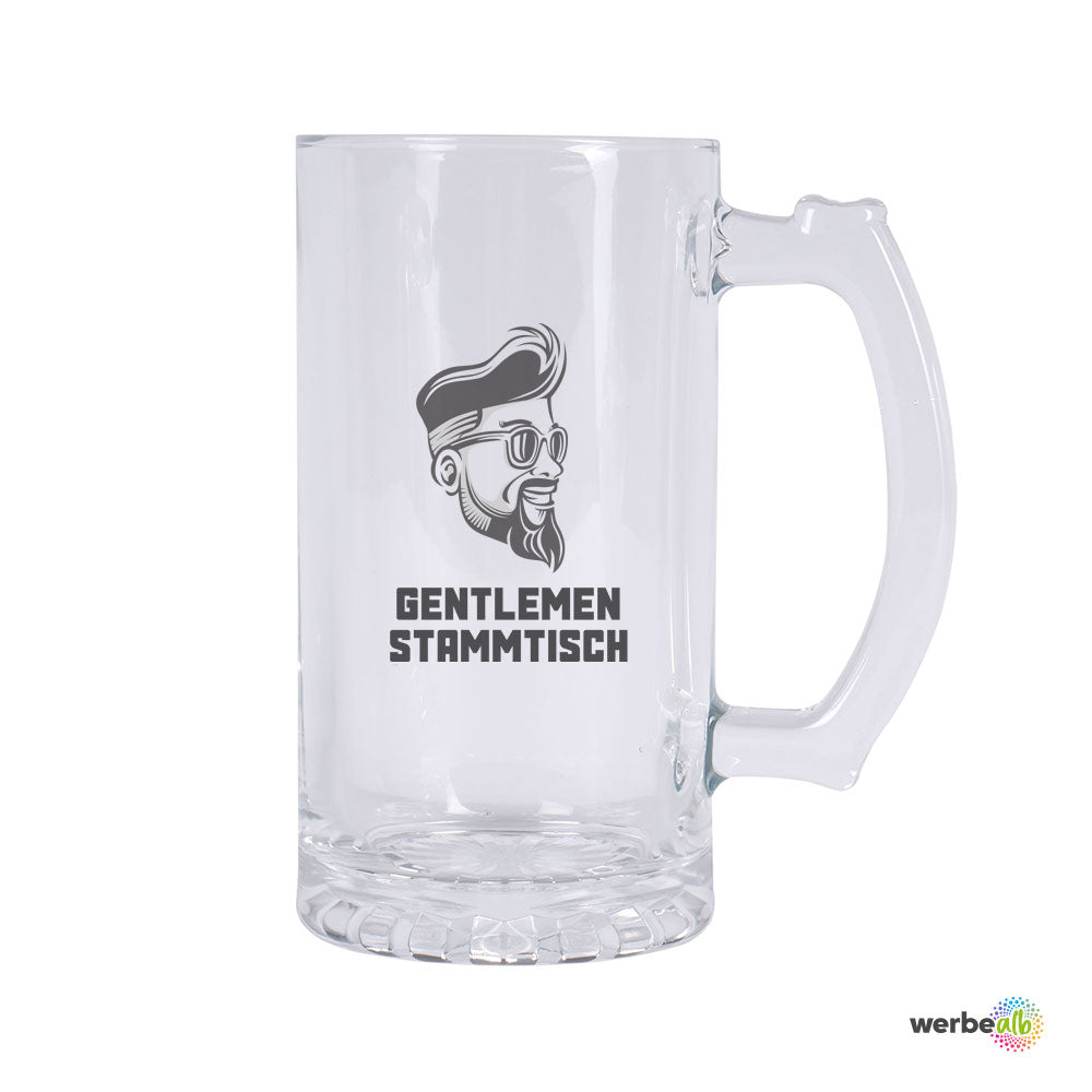 Glas-Bierkrug