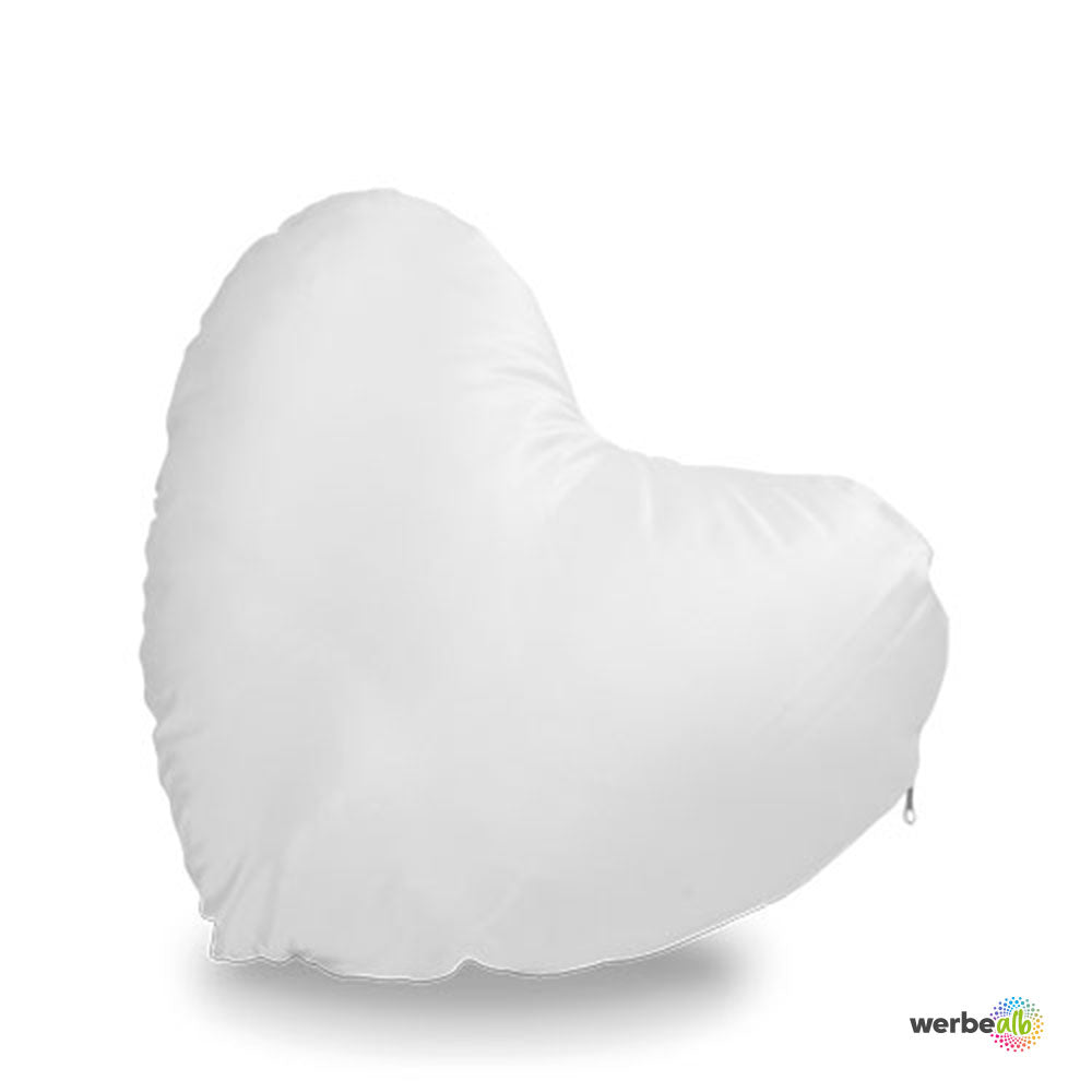 Satin Herzkissen